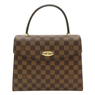 Louis Vuitton Pre-owned Damier Malletier Handtas - Dames - Pre-owned - Bruin - Maat: ONE Size