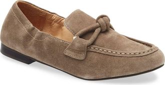 Chocolat Blu Womens Anya Loafer In Toffee Suede