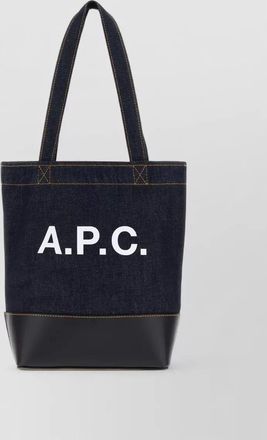 A.P.C. axelle denim tote bag