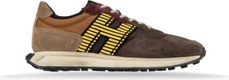 Hogan Sneakers van su&egrave;de met veters - Heren - Sneakers - Veelkleurig - 40 EU - Su&egrave;de - Schoenen