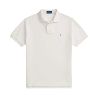 Polo Ralph Lauren Polo Shirts, male, White, Size: XL Iconic Cotton Polo Shirt