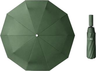 Generic Automatic Travel Umbrella - Windproof Reinforced Canopy with 0.5s One-Touch Auto Open/Close - Compact, Portable & Lightweight Folding Umbrella for Rai