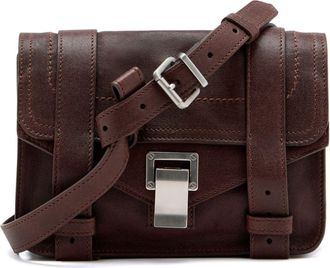 Proenza Schouler Borsa a tracolla PS1 mini - Marrone