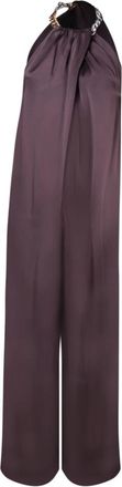 Stella McCartney Zilveren Mouwloze Jumpsuit met Kettingdetail - Dames - Jumpsuits - Paars - XS - Jumpsuits & Playsuits