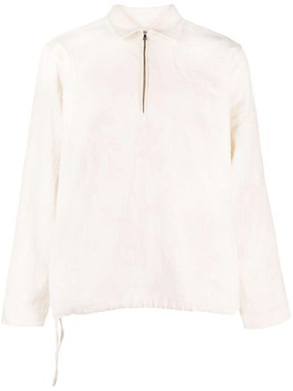 Orlebar Brown Oglio spread-collar windbreaker - Neutrals