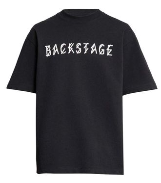 44 Label Group Black Round Neck T-Shirt