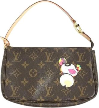 Louis Vuitton Pre-owned Shoulder Bags, female, Brown, Size: ONE SIZE Pre-owned Monogram Panda Shoulder Bag