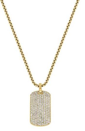 Effy White Sapphire Dog Tag Pendant Necklace at Nordstrom Rack, Size 24