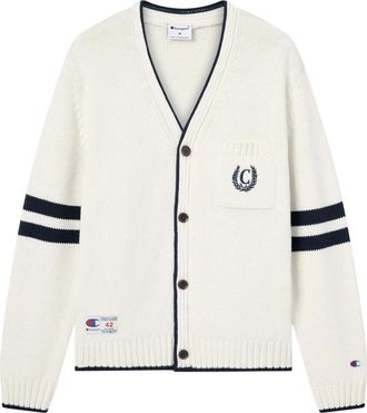 Champion Cardigan - - Knitwear - Uomo - Bianco - S
