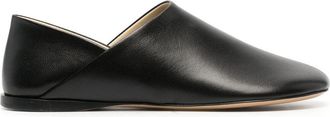 Loewe round-toe ballerina shoes - women - Calf Leather/Goat Skin/Leather - 36 - Black