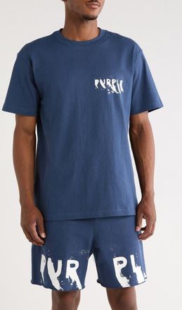 Purple Logo Graphic T-Shirt in Blue at Nordstrom, Size Xx-Large