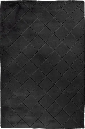 LALEE Hochwertiger Hochflor Design Teppich Impulse 600 - Graphit