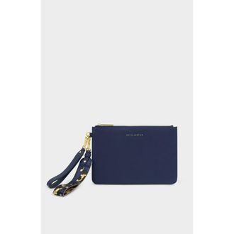Katie Loxton Hallie Wristlet Pouch in Midnight Blue at Nordstrom