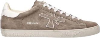 Premiata Steven 6221 Sneakers - Heren - Sneakers - Bruin - 43 EU - Leer - Schoenen