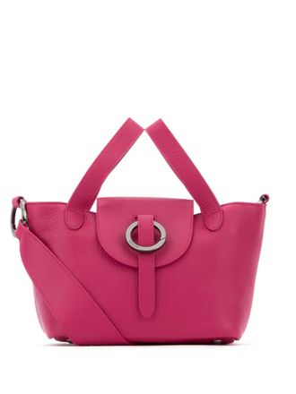 Meli Melo Leren shopper - Roze