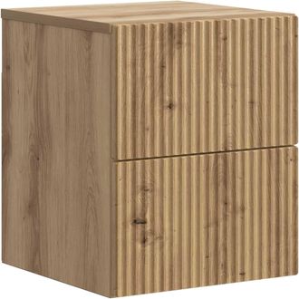 vidaXL Mesita De Noche De Pared Roble Artisan 33 X 34,5 X 40 Cm Vidaxl
