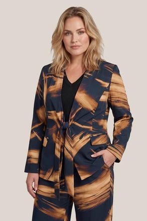 Mart Visser Hannah Print Blazer Zwart / Goud Maxi