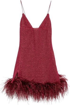 Oséree Lumiere Plumage Short Dress