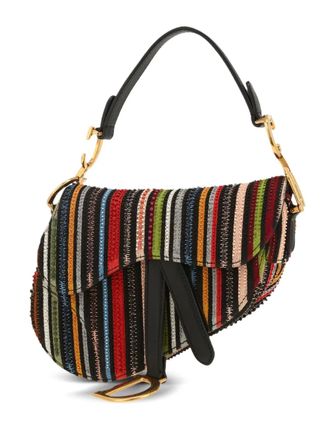 Dior Saddle shoulder bag - women - Canvas/Leather - One Size - Black