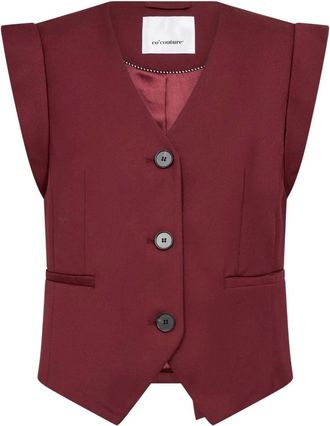 Co'Couture Volicc Fitted Wing Vest - Jackets - Mujer - Rojo - XS
