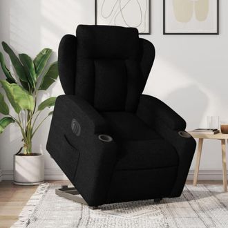 vidaXL Vidaxl - Sill&oacute;n El&eacute;ctrico Reclinable Elevable De Tela Negro