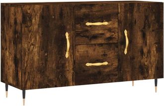 vidaXL Vidaxl - Aparador madera de ingeniería roble ahumado 100x36x60 cm