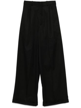 Loewe pleated trousers - Black