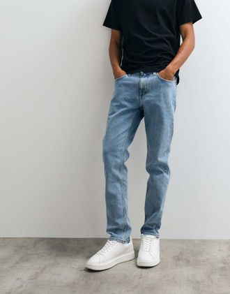Boss Orange by Hugo Boss Hugo Boss jeans slim fit in lavaggio azzurro-Blu