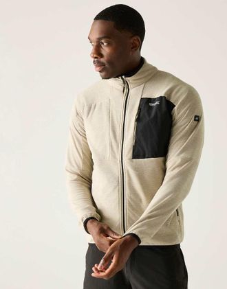 Regatta Scaris - Pile leggero beige abbeystone con zip-Neutro