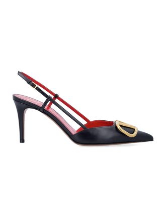 Valentino Garavani Flache Schuhe Schwarz