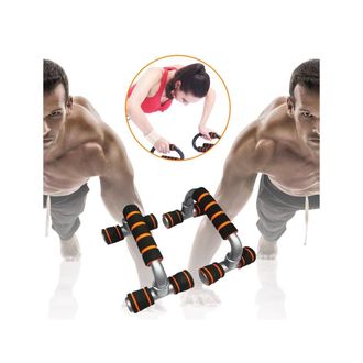 Trade Shop Trade Shop - Soporte Para Flexiones Asas Para Flexiones Abdominales Pecho Hombros Equipo