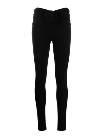 Magda Butrym Floral embellished leggings