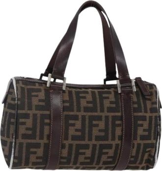 Fendi Pre-owned Handbags, female, Brown, Size: ONE SIZE Pre-owned Vintage Handbag