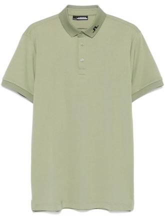 J.Lindeberg KV-print polo shirt - men - Polyester - M - Green