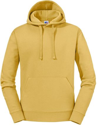 Russell Athletic Russell Heren Authentieke Effen Hoodie (Mosterdgeel)