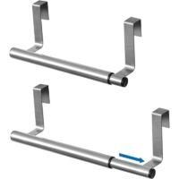 OEM Conjunto Compuesto Por 1 Toallero/portapa&ntilde;os De Pared (25 X 40 Cm), 1 Barra De Secado Extensible De Acero Inoxidable Y Accesorios - Crezuo