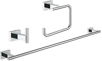 GROHE Essentials Cube - Set di accessori, cromato 40777001 - Grohe
