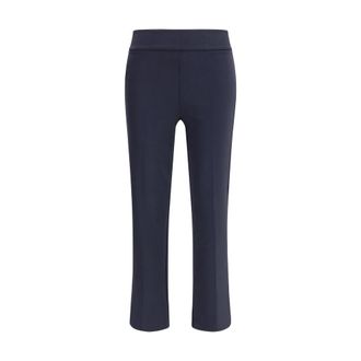 Avenue Montaigne Blue Polyamide Casual Womens Pants