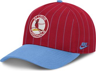 Nike St. Louis Cardinals Cooperstown Rise Nike Mens MLB A-Frame Adjustable Hat in Red | NB1D09G5S67-JC9