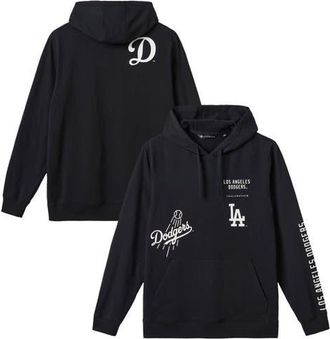 Travis Mathew Mens TravisMathew Black Los Angeles Dodgers Foul Proof Tri-Blend Hoodie at Nordstrom, Size X-Large