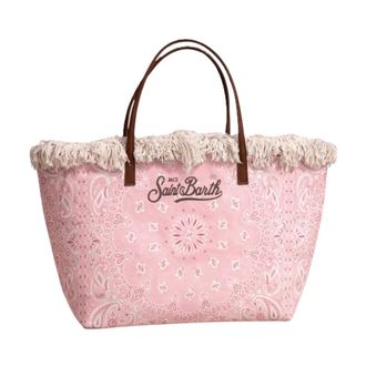 MC2 Saint Barth Tote Bags, female, Pink, Size: ONE SIZE City Bag