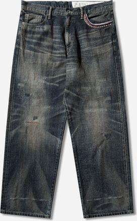 Neighborhood Men s Savage Denim DP Wide Pants Indigo