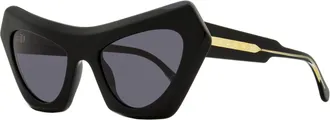 Marni Devils Cat-Eye Acetate Sunglasses - Black