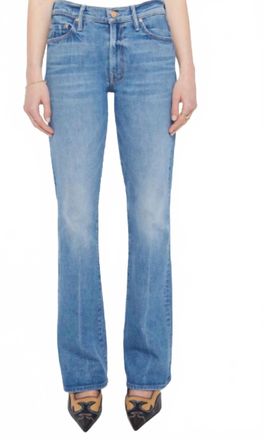 Mother The Outsider Sneak Denim In Hokey Pokey