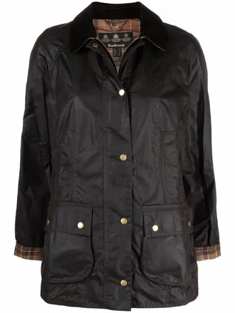 Barbour Giacca Beadnel Waxed - Marrone