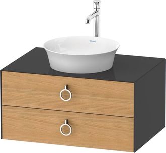 Duravit Tulip Blanco, Mueble De Ba&ntilde;o Colgado En La Pared, Ancho - Duravit