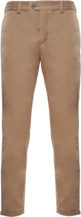 Pantaloni Torino The Rebel Broeken - Heren - Slim Fit Broeken - Bruin - W33 - Katoen - Broeken