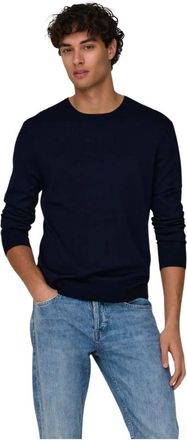 Only & Sons Only & Sons, Uomo, Maglie, Blu, XL, new