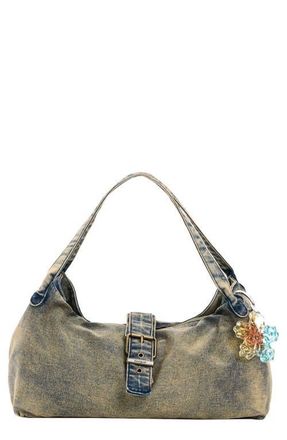 Desigual Denim Tote in Light Green at Nordstrom