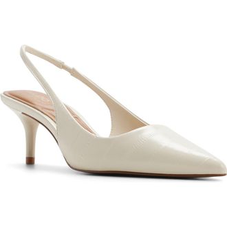 Aldo Calantha Singback Pump in Other White at Nordstrom, Size 6.5